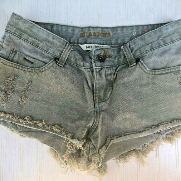 Billabong Pants - Billabong Low Rise Distressed Cutoff Shorts Billabong Pants - Billabong Low Rise Distressed Cutoff Shorts